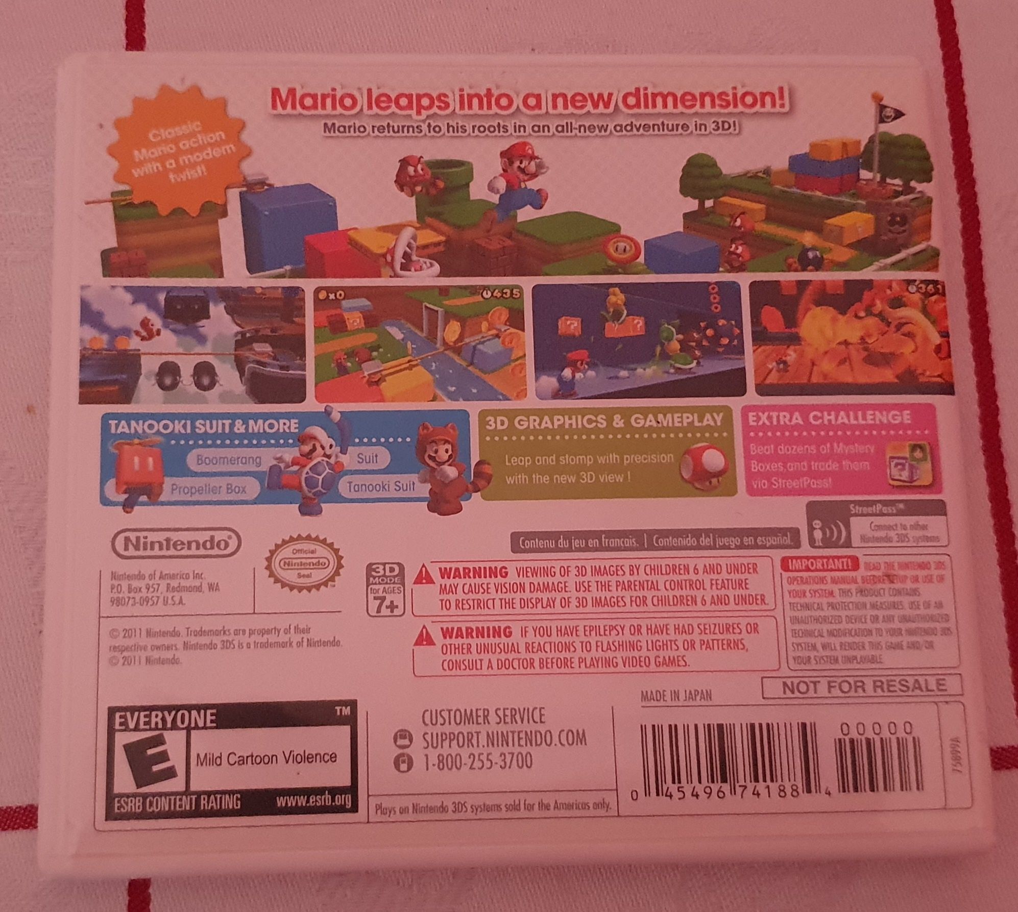 Super Mario 3D Land - 3DS (USA)