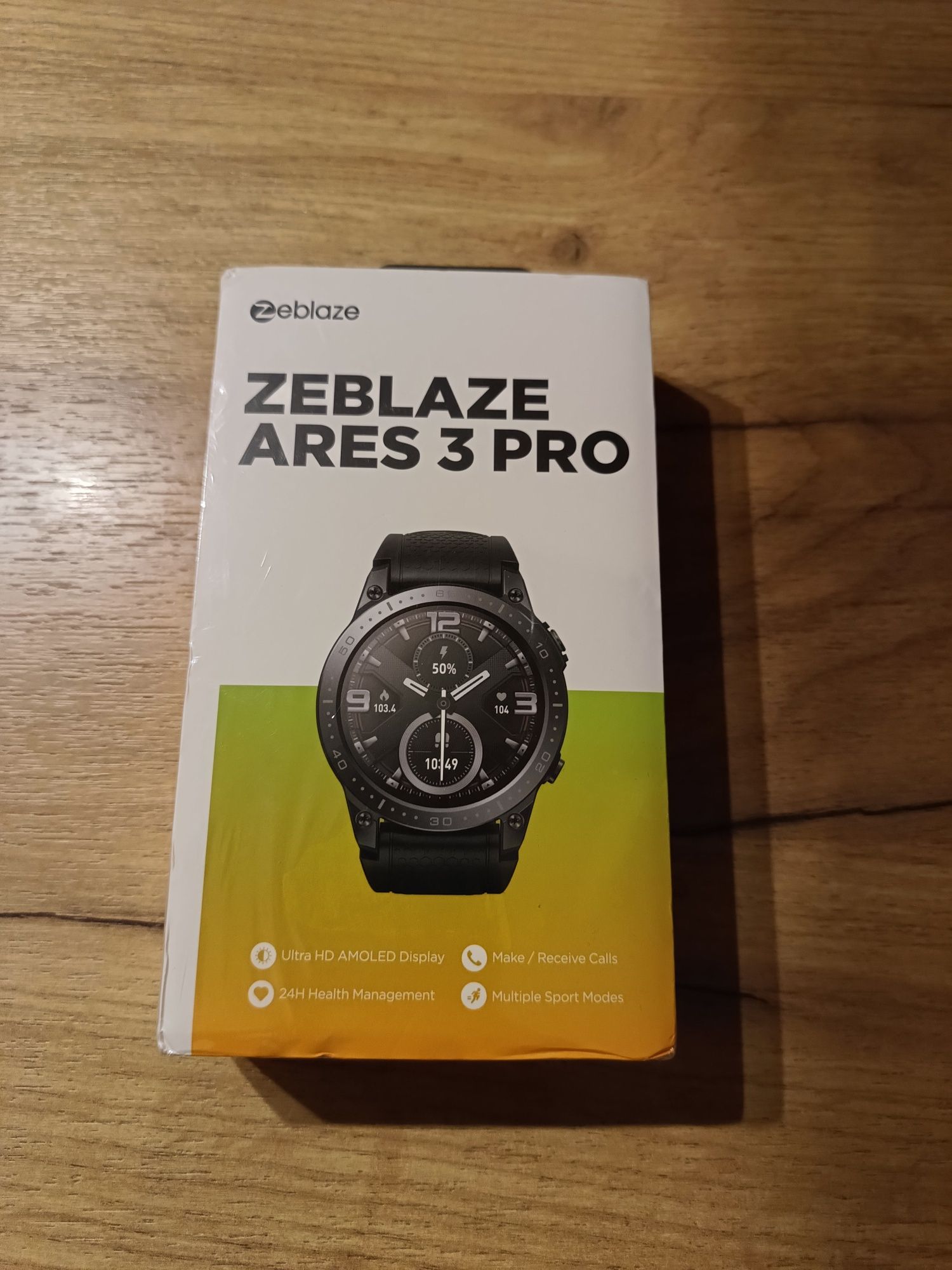 ZEBLAZE Ares 3 PRO smartwatch AMOLED menu PL.