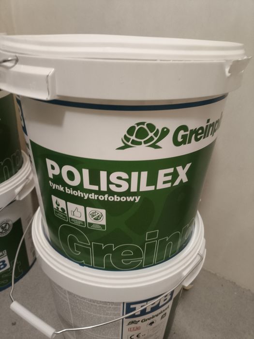 Tynk silikonowy 1mm greinplast 3x 25kg + grunt
