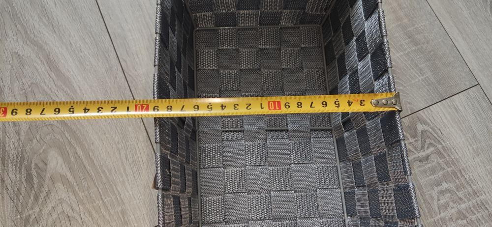 Koszyk organizer szary nowy