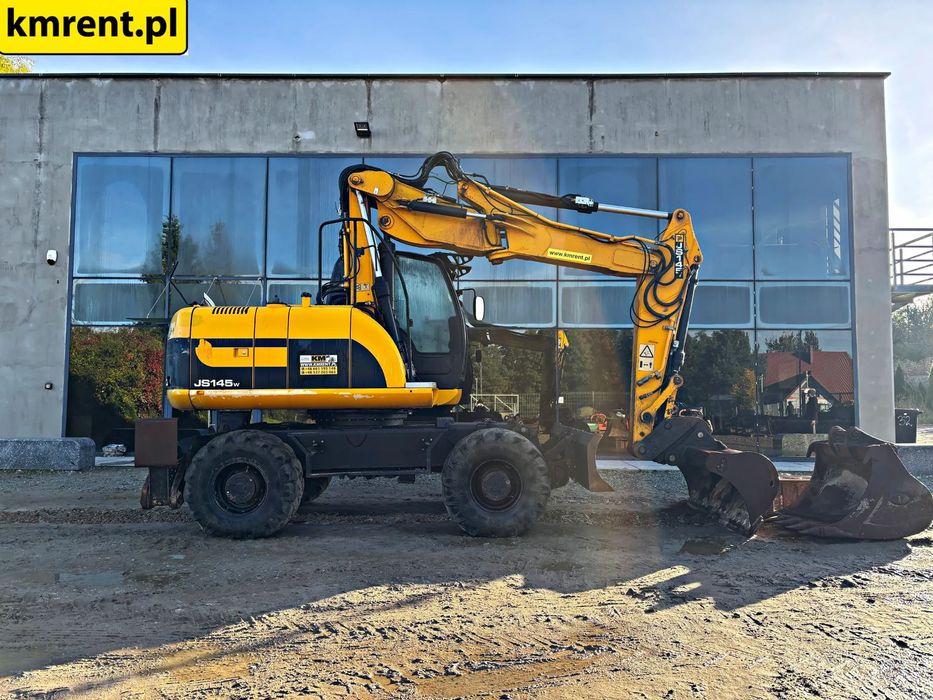 JCB JS 145 W KOPARKA KOŁOWA 2011R. | JS 130 160 313 315 CAT KOMATSU PW 140