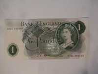 Banknot Anglia 1 Pound Elizabeth jak na fotki