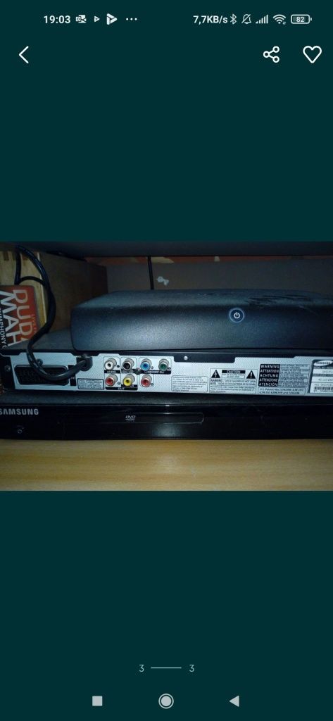 Leitor de DVD Samsung P191