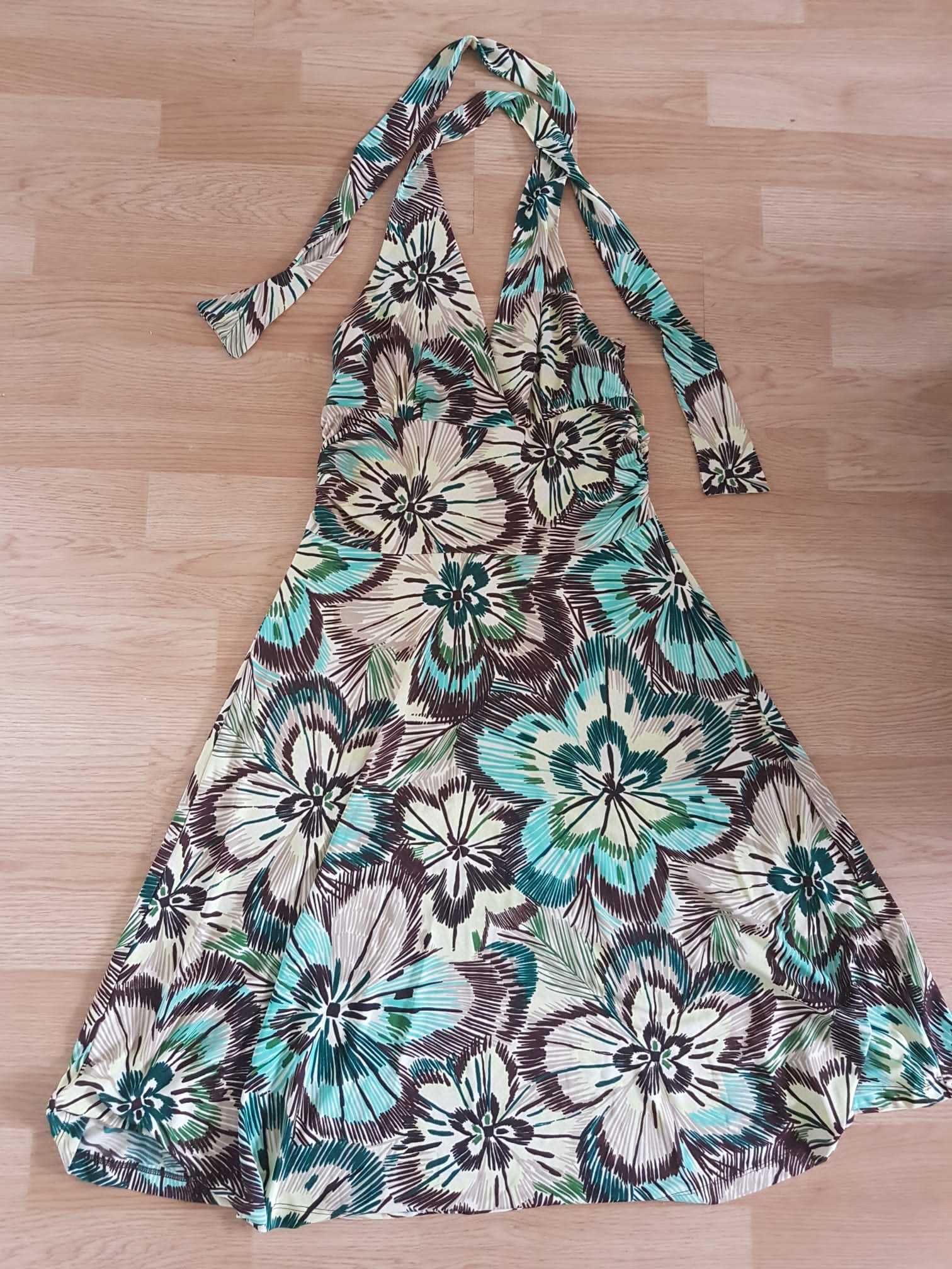 Sukienka letnia kwiaty H&M 40 L