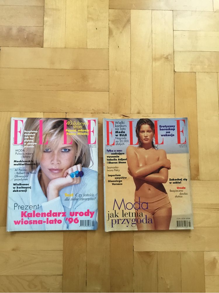 Magazyn Elle z 1996 roku, 2 sztuki