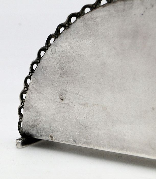 AI1 wielki srebrny serwetnik ART DECO pr.800