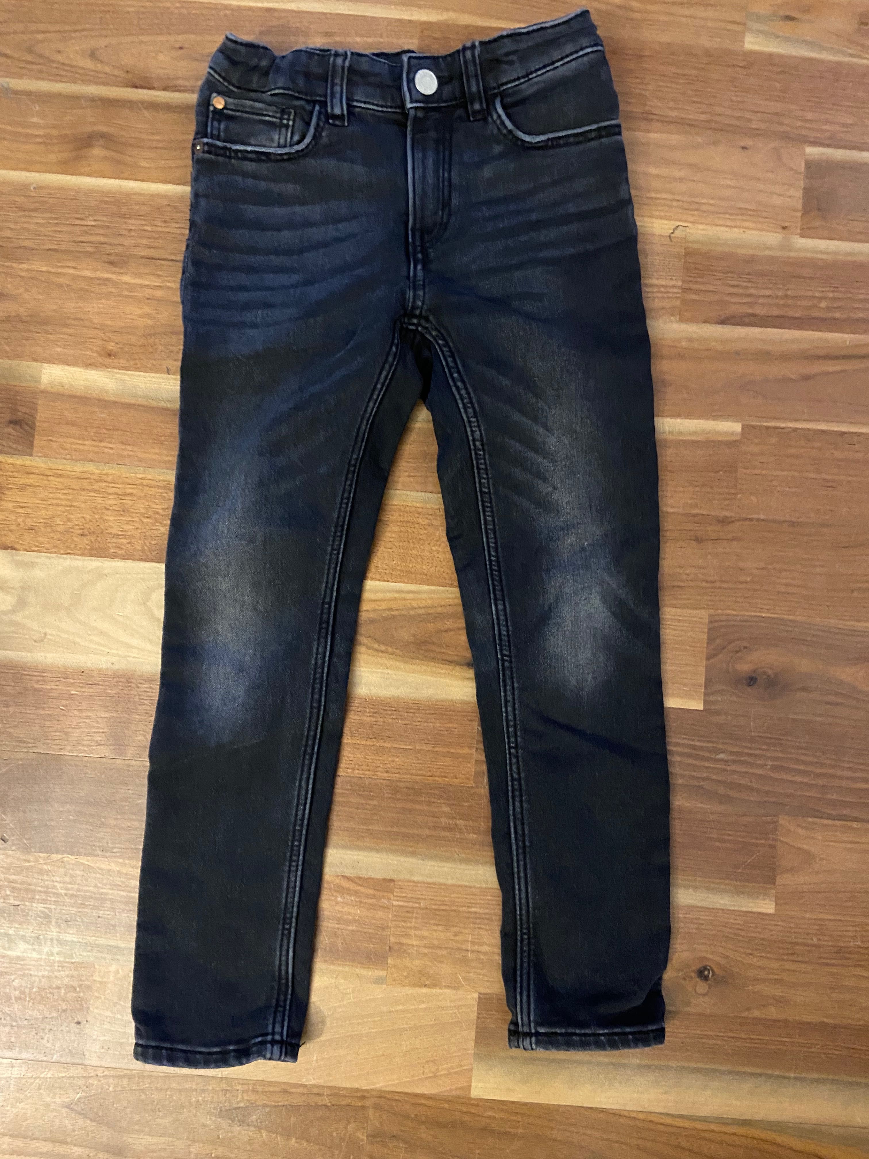 Spodnie jeans stretch, skinny fit 128