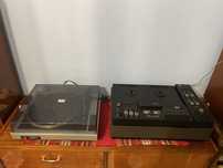 Gramofon Bernard + magnetofon Unitra Aria (HGS) lata 70/80 PRL retro