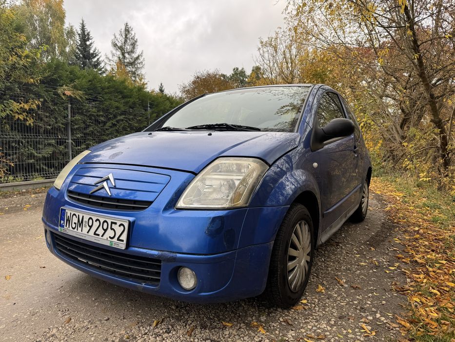 Citroën C2 1.1 benzyna 2005 r sprawny OC i przegląd do końca roku
