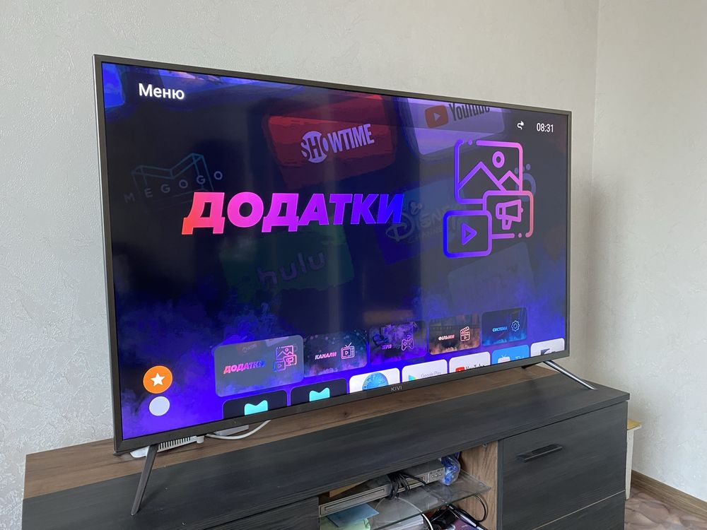Телевизор Kivi 50UR50GU Smart TV Android 4K 3840x2160 50“ диагональ ТВ