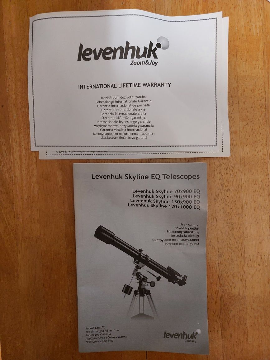 Teleskop Levenhuk Skyline 130x900 EQ. OKAZJA. UŻYTY DWA RAZY.