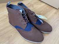 Buty skórzane brązowe botki TOMS r. 44.5 (45) NOWE