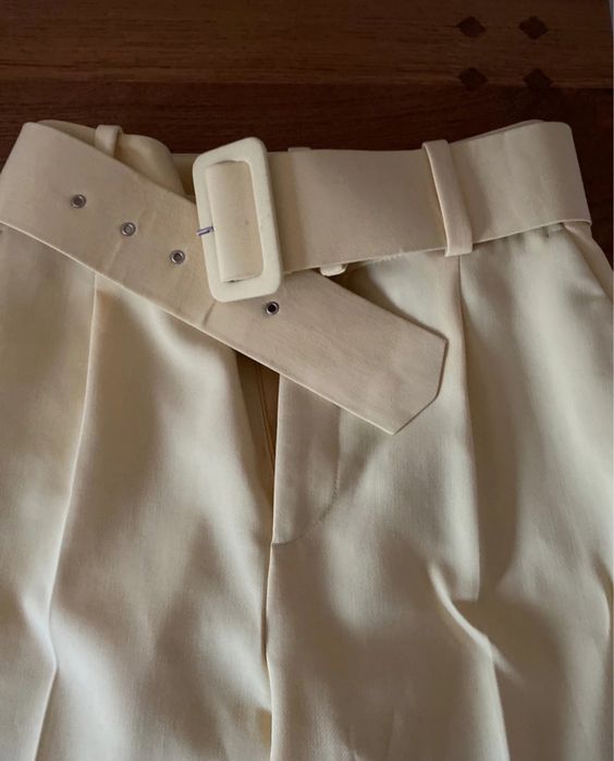 Elegancki żółty garnitur ZARA rozmiar S wesele komunia chrzciny