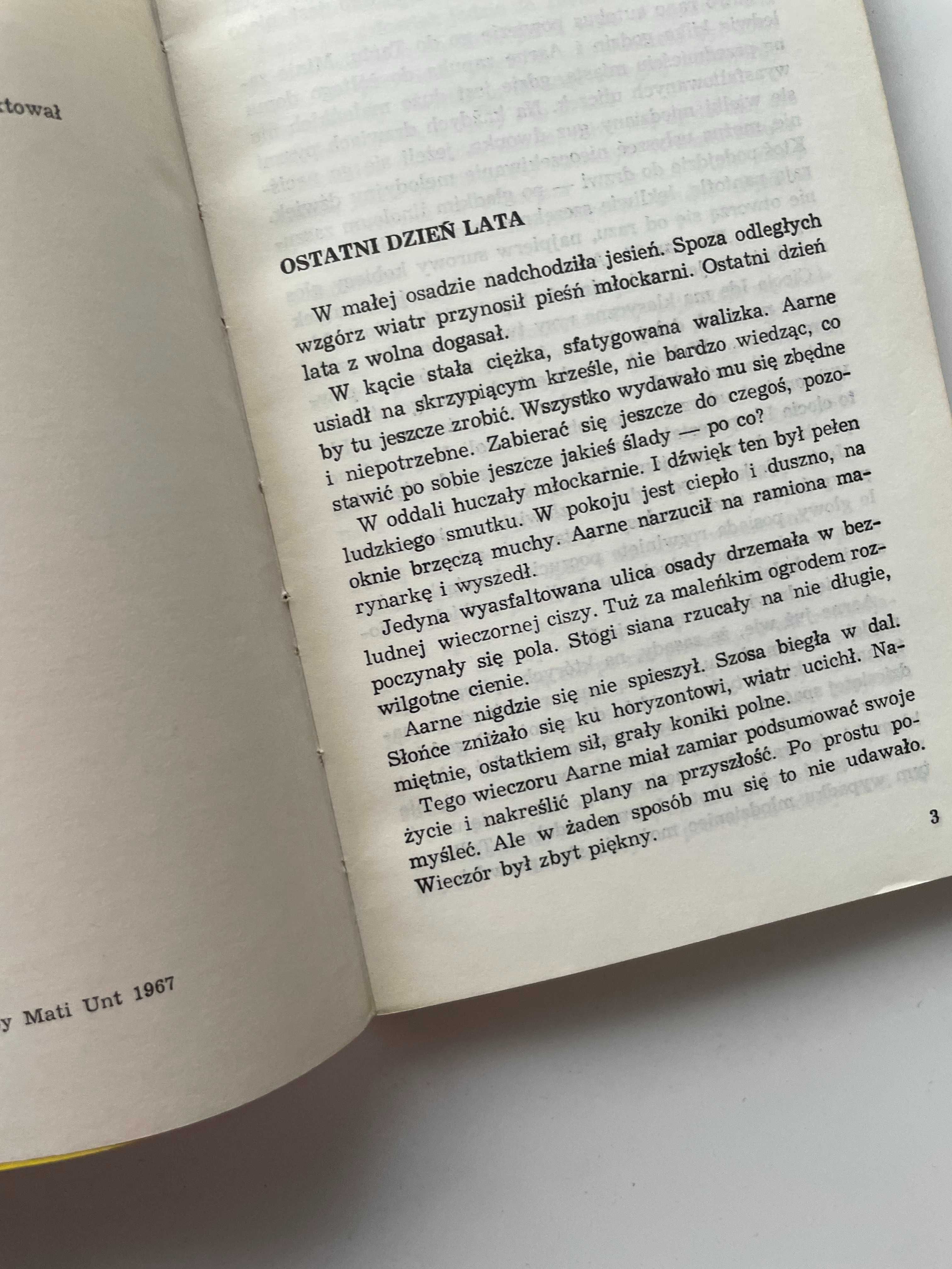Książka Żegnaj Rudy Kocie – Mati Unt 1976 r. I wydanie