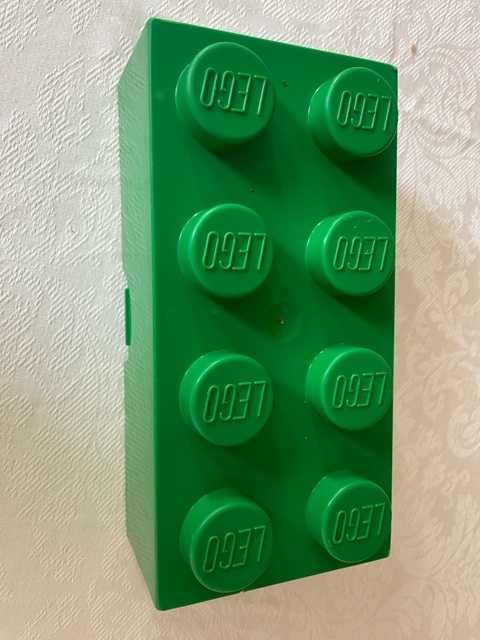 LEGO caixa de arumação snacks - Cor de rosa e verde