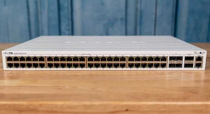 Микротик, коммутатор MikroTik Cloud Router Switch CRS354-48G-4S+2Q+RM