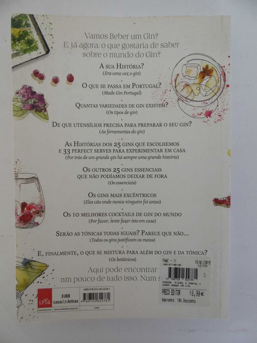 Livro Vamos Beber um Gin