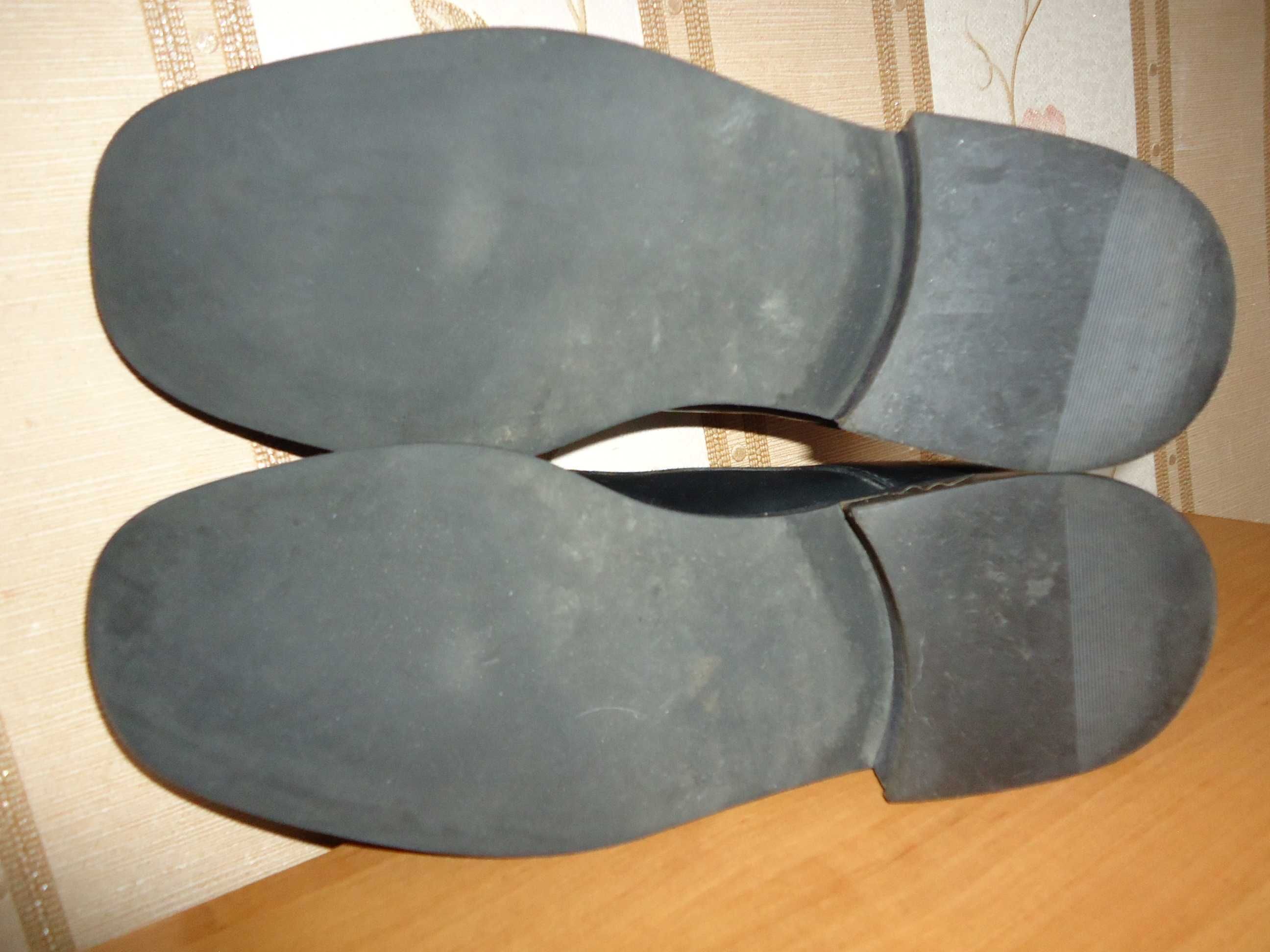 Мужские кожаные туфли SALAMANDER, размер 41(27,5)