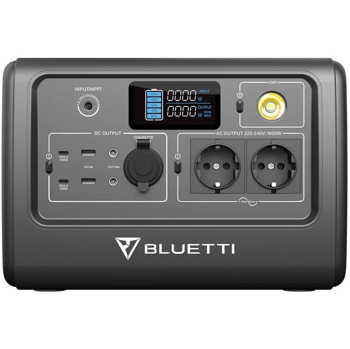 Bluetti PowerOak EB70, 1000 Вт, 716 Вт*ч (на гарантии)
