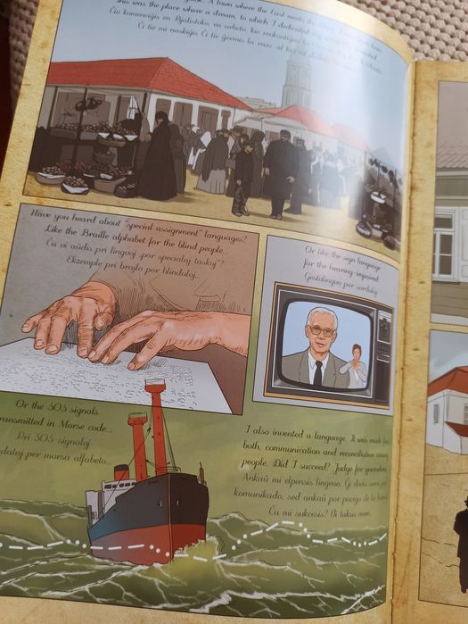 Esperanto Komiks o Ludwiku Zamenhofie