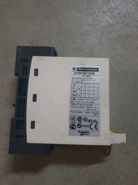 Arrancador suave (soft starter) para motores eletrico.