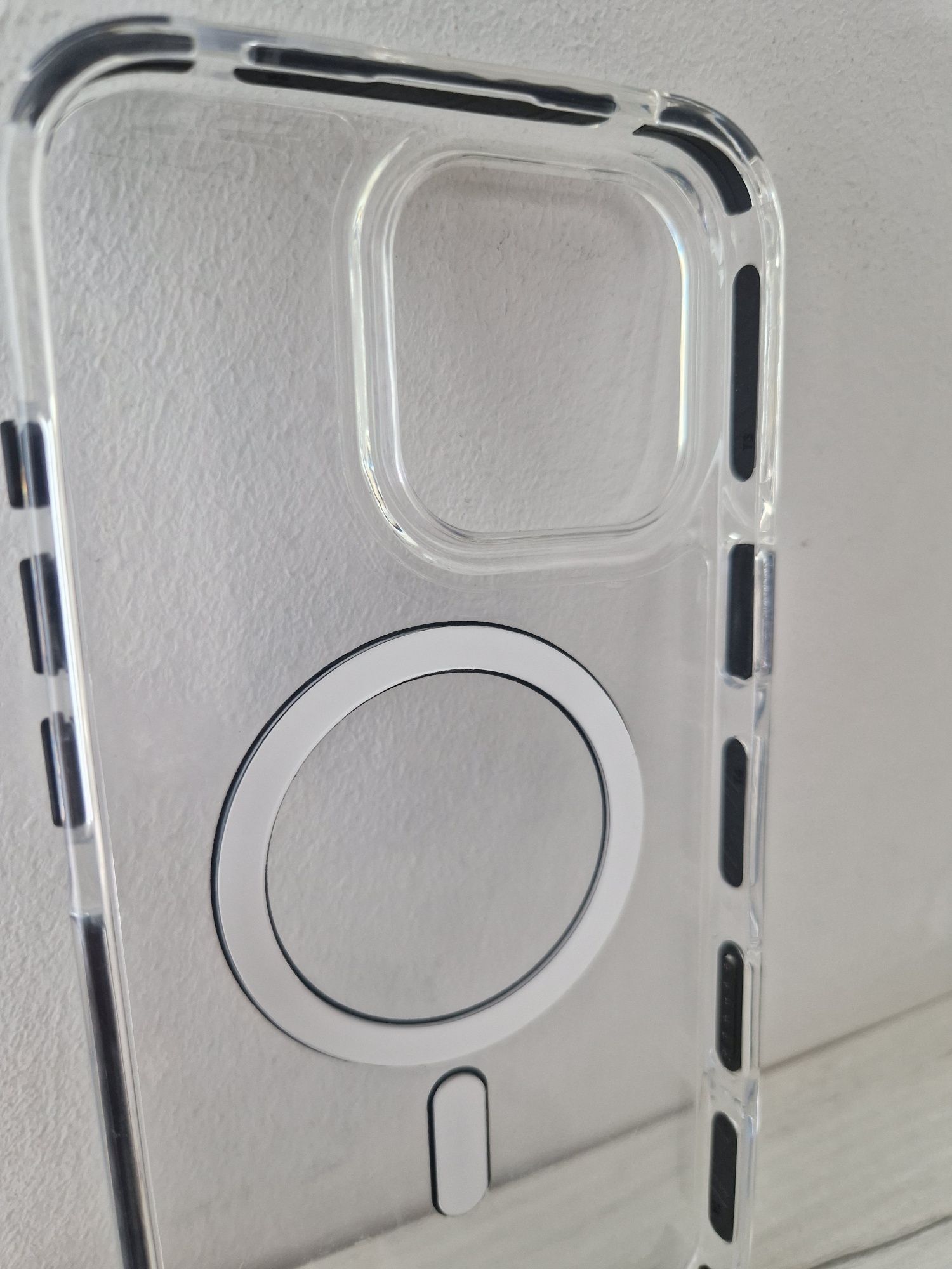 Tel Protect Strap Clear Case do Iphone 16 Pro Max czarny