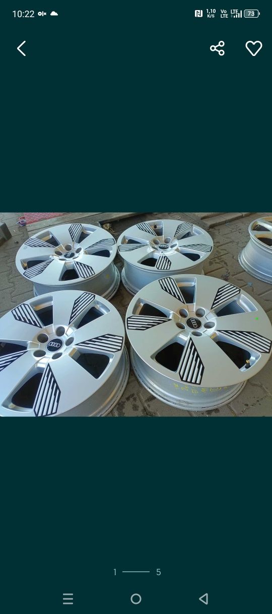 !OKAZJA! Felgi aluminiowe audi Q7 / e-tron 8x19 et34 oryginał