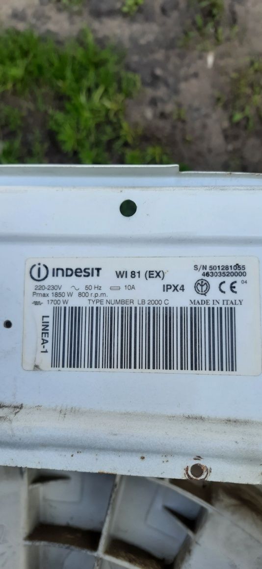 Барабан Indesit..двигатель Welling.Разборка Indesit