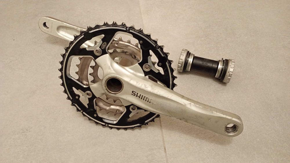 Korba rowerowa Shimano FC-M542 plus Suport, MTB 3x9