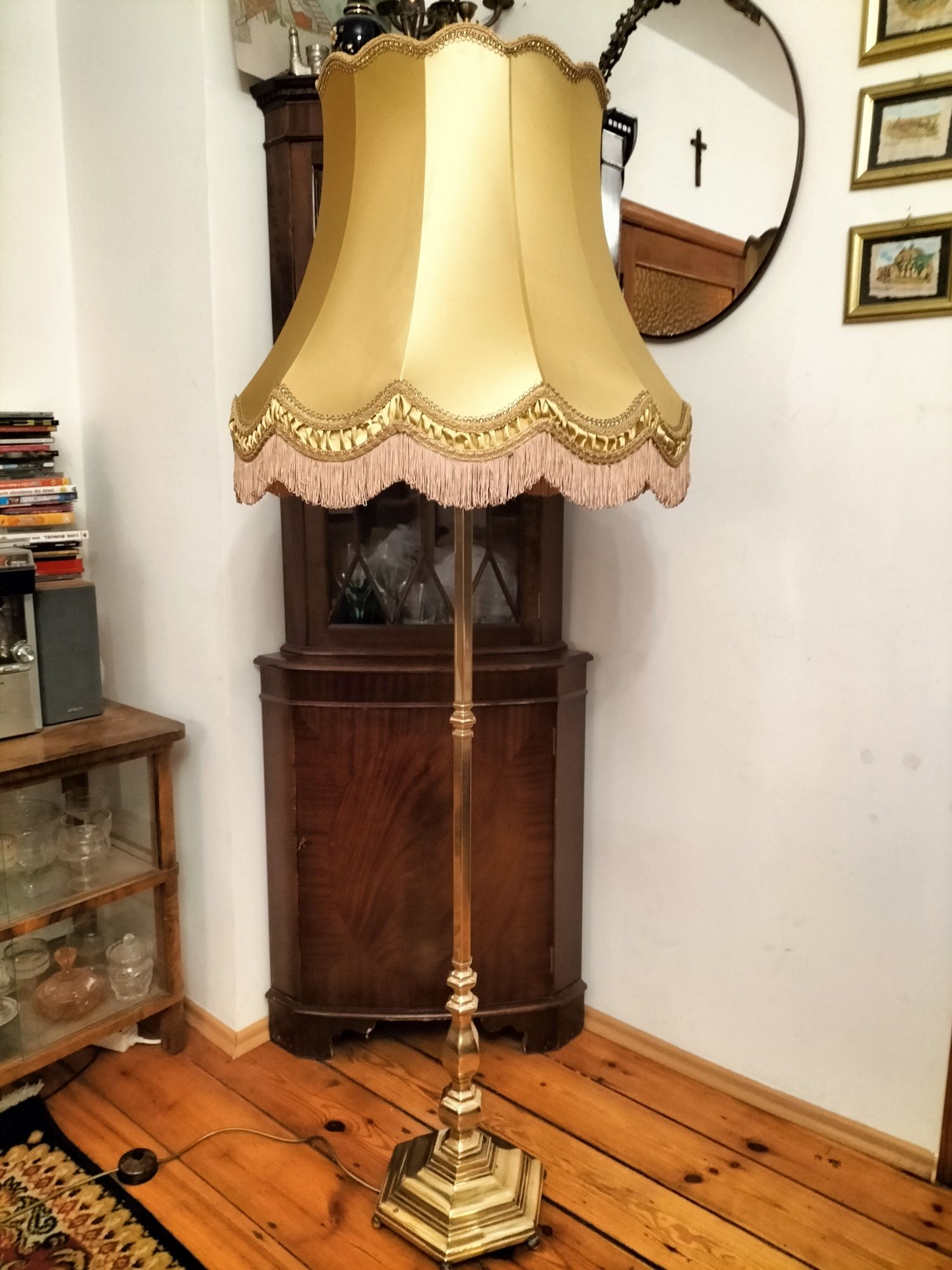 Lampa mosiężna antyk oryginalna