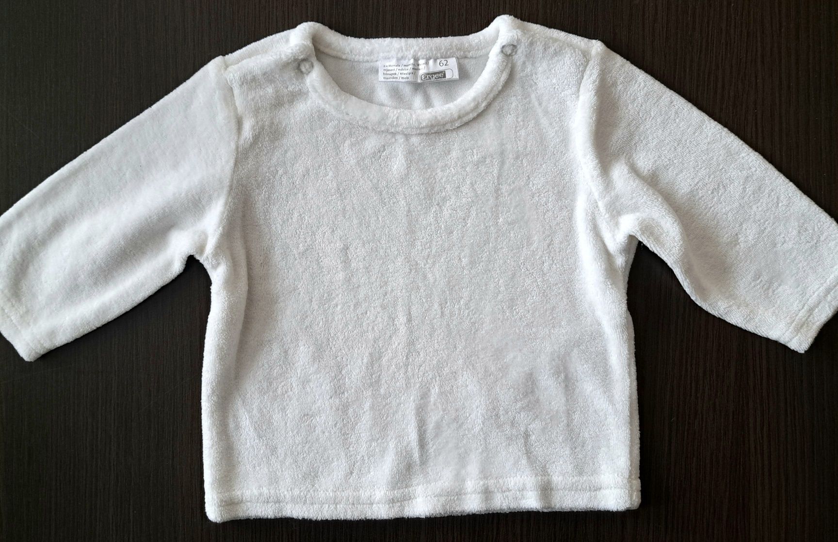 Bluza welurowa 62 2sztuki