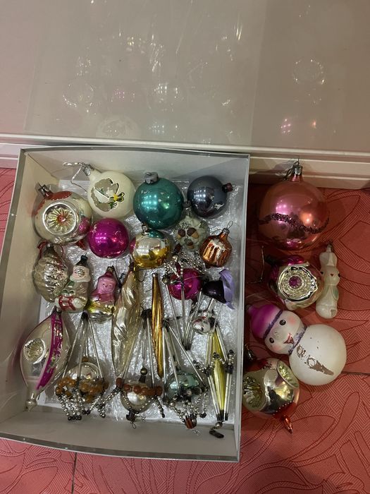 Новогодние елочные игрушки ссср