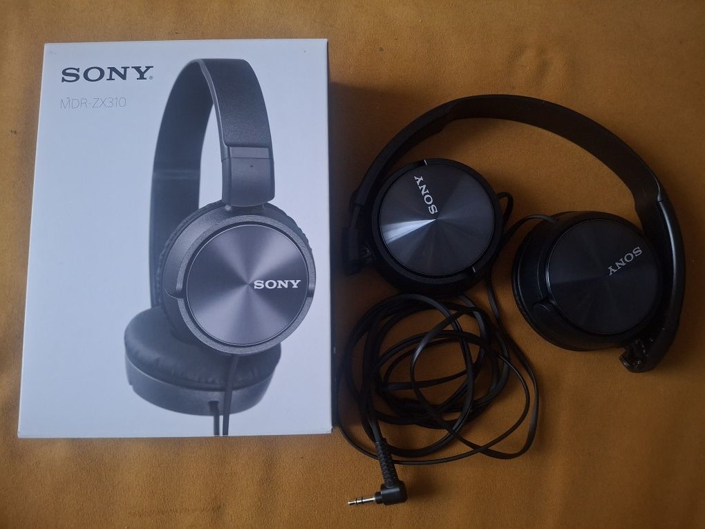 Słuchawki nauszne przewodowe Sony MDR-ZX310