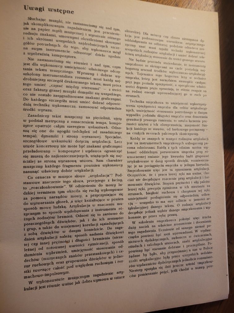 Nuty O.Ševčik 40 wariacji op.3 na skrzypce 1977 PWM