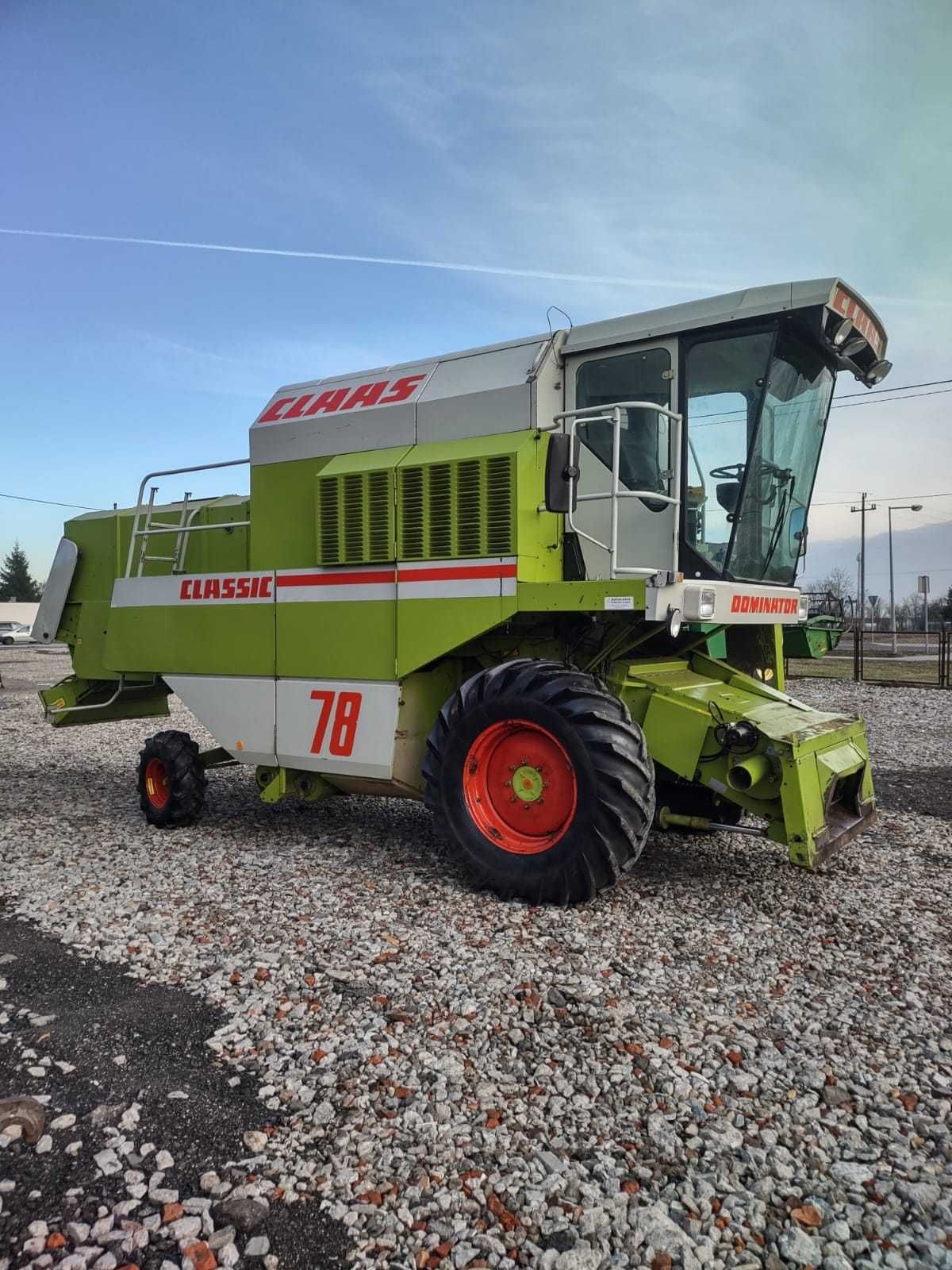 Claas dominator 78 classic stan bdb heder C 390 oryginał cena brutto