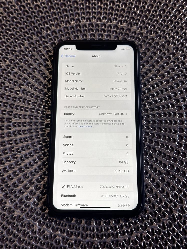 Apple Iphone XR 64GB Black Neverlock Батарея 100%