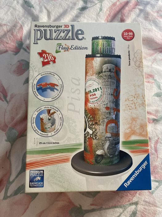 Puzzle 3d krzywa wieza