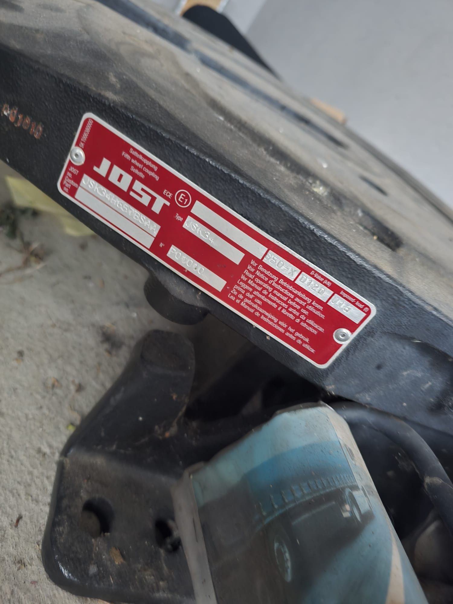 Siodło JOST JSK34