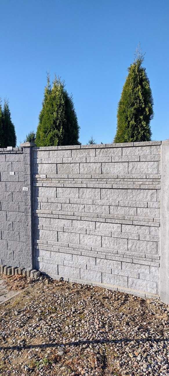 Ogrodzenia betonowe podmurówki betonowe