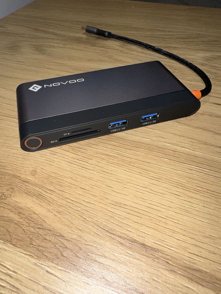 HUB USB-C NoVOO stacja dokująca NOWA