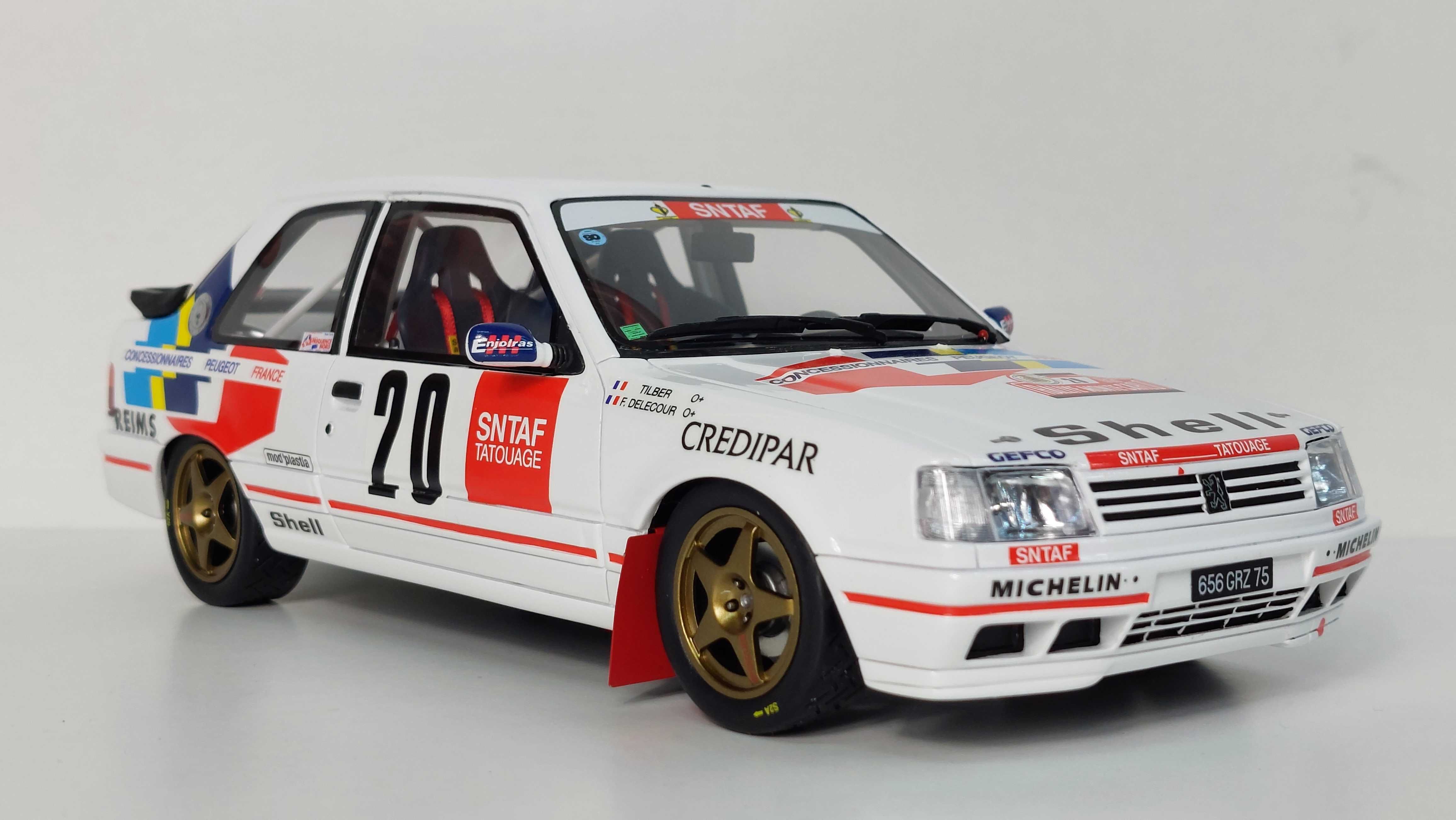 Peugeot 309 Gti Gr.A F.Delecour Monte Carlo 1990 Otto 1:18