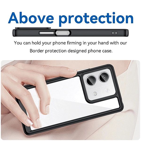 Etui Outer Space Case z żelową ramką do Xiaomi Redmi Note 13 Pro - cza