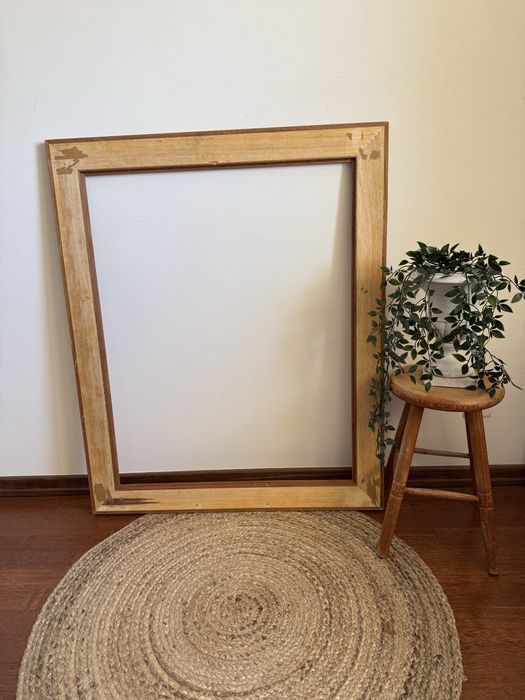 Grande moldura de madeira 112x92cm