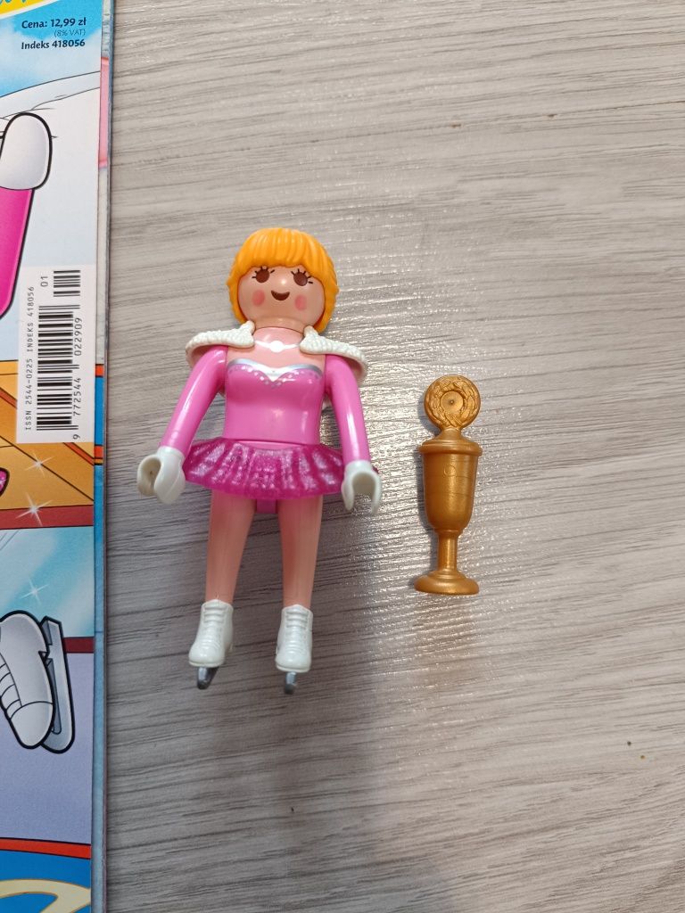 Gazetka Playmobil 1/2019 z figurka łyżwiarka figurowa