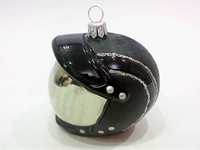 Kask motocyklowy - szklana bombka choinkowa 09S75.15 bombkizebra