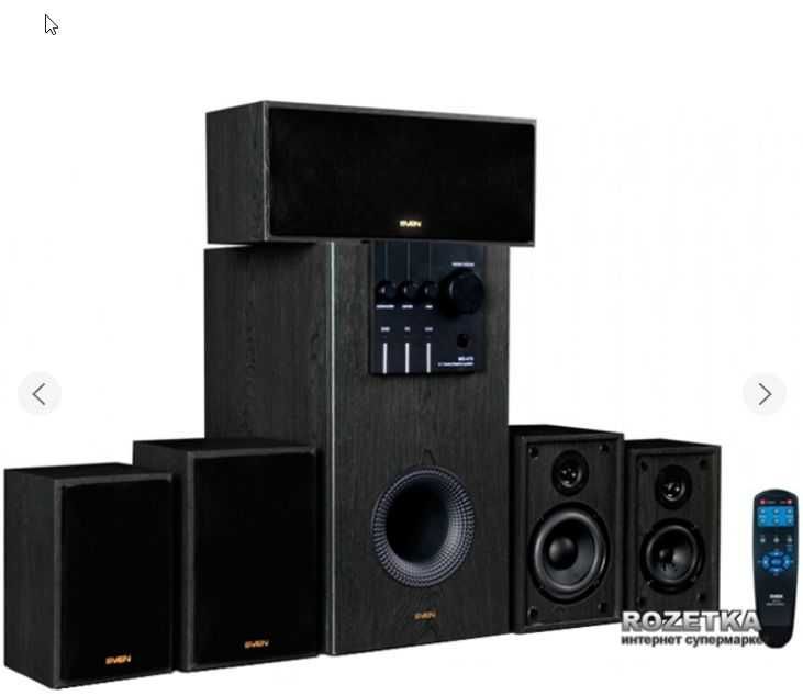 Комплект акустики для домашнього кінотеатру Sven MS-470