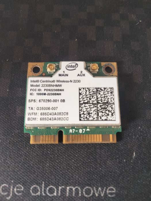 Karta wifi Asus R700 K75V R700V