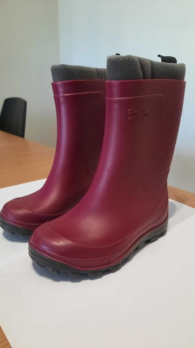 Galocha Quente Criança em PVC Violeta Solognac