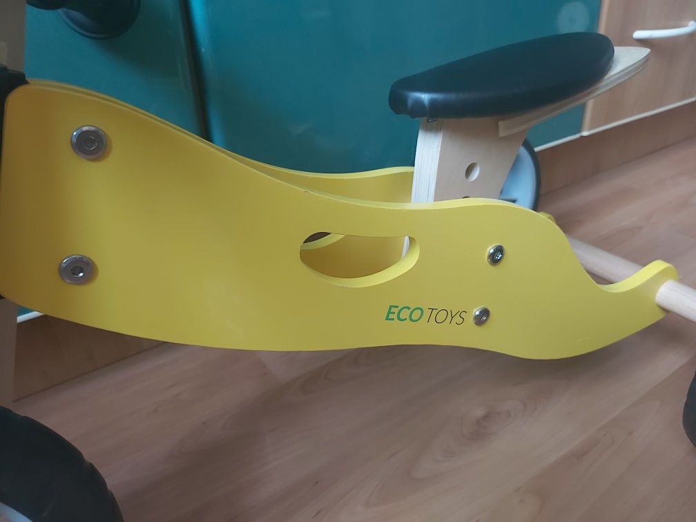 2w1 Rowerek biegowy Eco Toys dwukołowy trójkołowy 10m 12m 14m 16m 18m