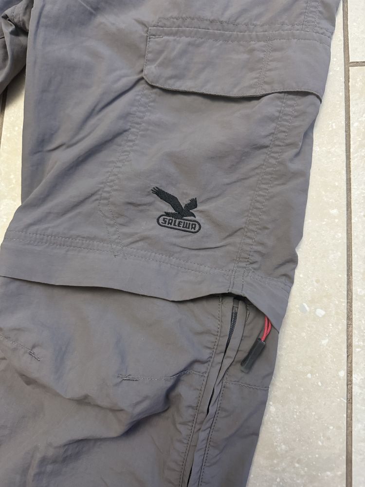 Salewa markowe trekking 2w1 spodnie, turystyczne, jak nowe r. S cargo